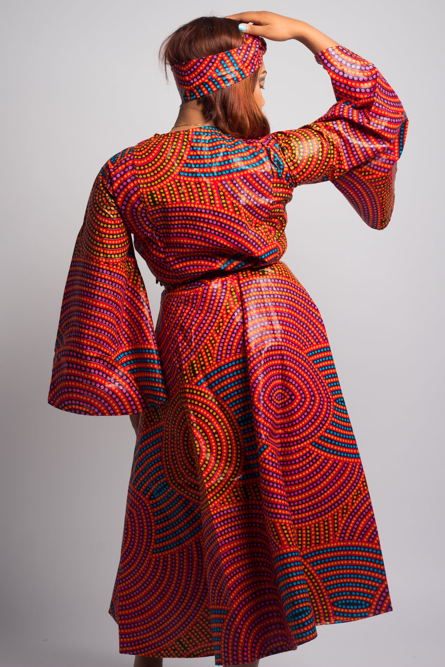 Wrap Around Dress (Tangerine)