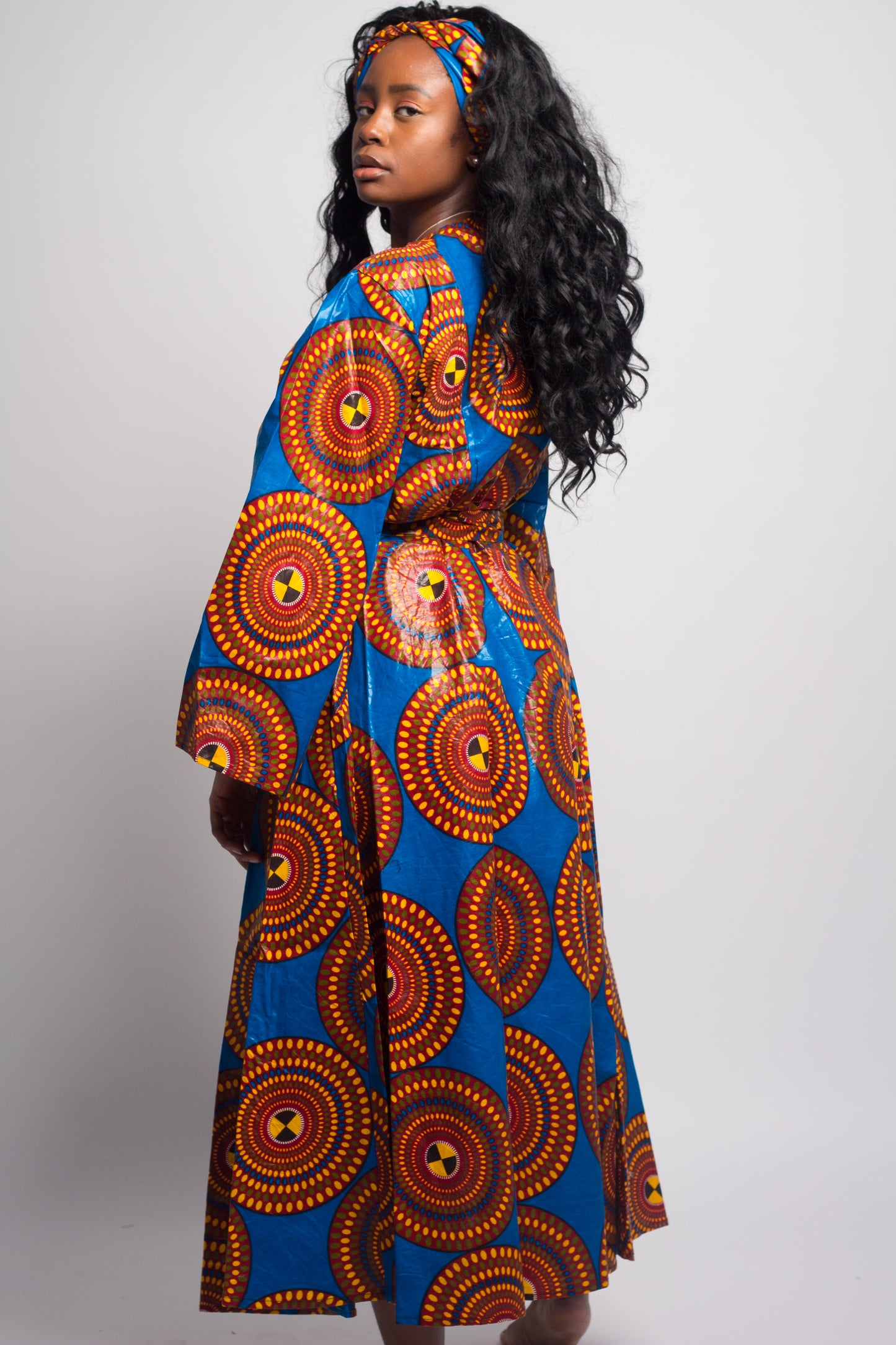 Wrap Around Dress (Navy)