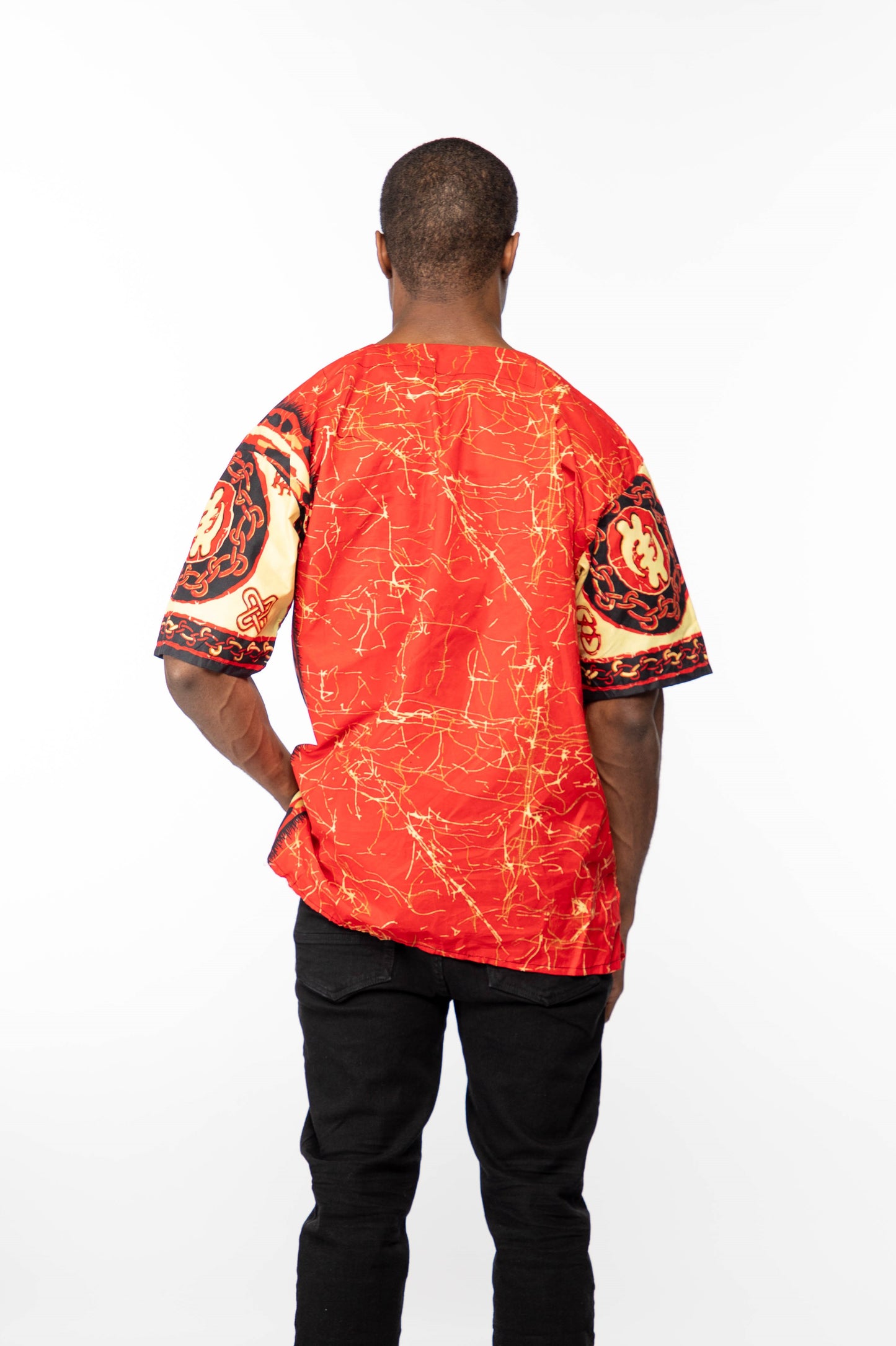 Crimson Gold Dashiki