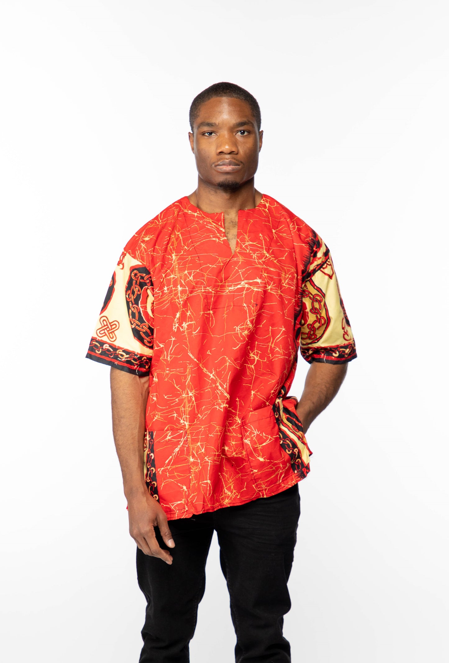 Crimson Gold Dashiki